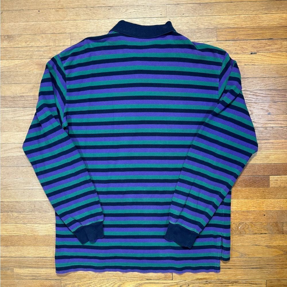 Vintage Polo Ralph Lauren Striped Rugby - Picture 2 of 7
